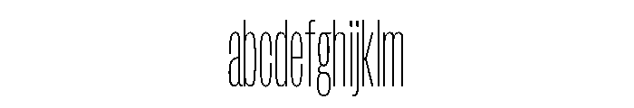 FLArtGrotesk CondensedThin FONT
