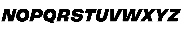 FLArtGrotesk DarkItalic Font UPPERCASE