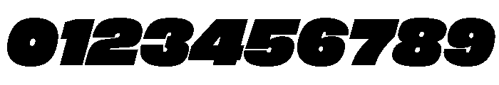 FLArtGrotesk DenseItalic Font OTHER CHARS