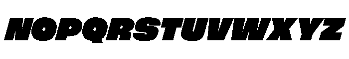 FLArtGrotesk DenseItalic Font UPPERCASE