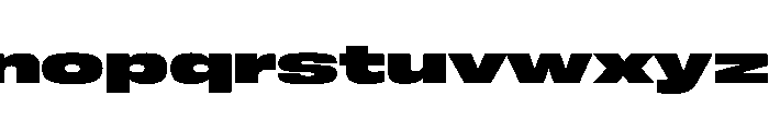 FLArtGrotesk GrandBlack Font LOWERCASE