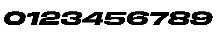 FLArtGrotesk GrandDarkItalic Font OTHER CHARS