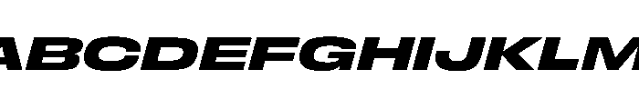 FLArtGrotesk GrandDarkItalic Font UPPERCASE