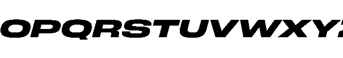 FLArtGrotesk GrandDarkItalic Font UPPERCASE