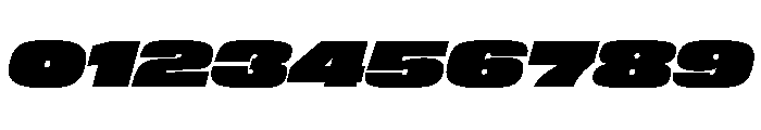 FLArtGrotesk GrandDenseItalic Font OTHER CHARS