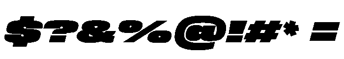 FLArtGrotesk GrandDenseItalic Font OTHER CHARS