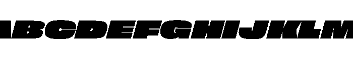 FLArtGrotesk GrandDenseItalic Font UPPERCASE