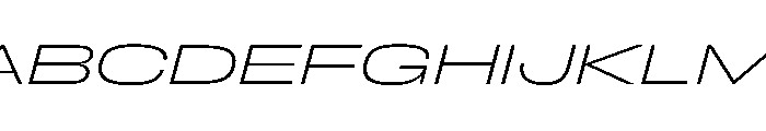 FLArtGrotesk GrandFineItalic Font UPPERCASE