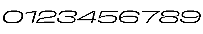 FLArtGrotesk GrandLightItalic Font OTHER CHARS