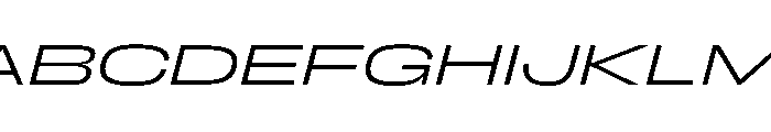 FLArtGrotesk GrandLightItalic Font UPPERCASE