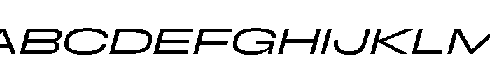 FLArtGrotesk GrandRegularItalic Font UPPERCASE