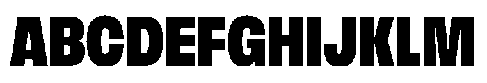 FLArtGrotesk NarrowBlack Font UPPERCASE