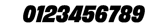 FLArtGrotesk NarrowBlackItalic Font OTHER CHARS