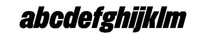 FLArtGrotesk NarrowBlackItalic FONT