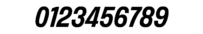 FLArtGrotesk NarrowBoldItalic Font OTHER CHARS