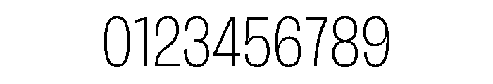 FLArtGrotesk NarrowFine Font OTHER CHARS