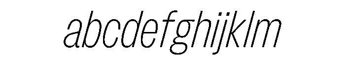 FLArtGrotesk NarrowFineItalic FONT