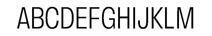 FLArtGrotesk NarrowLight Font UPPERCASE
