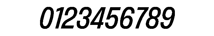 FLArtGrotesk NarrowMediumItalic Font OTHER CHARS
