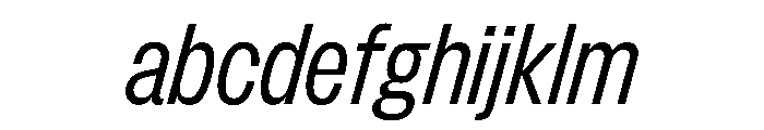 FLArtGrotesk NarrowRegularItalic FONT