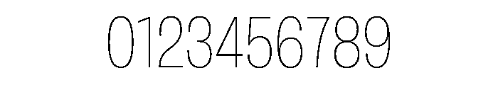 FLArtGrotesk NarrowThin Font OTHER CHARS