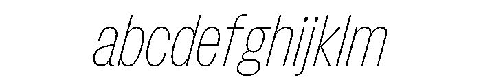 FLArtGrotesk NarrowThinItalic FONT