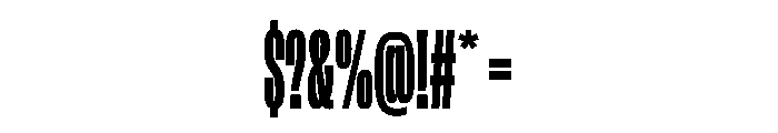 FLArtGrotesk SqueezedBlack Font OTHER CHARS