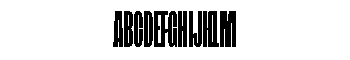 FLArtGrotesk SqueezedBlack Font UPPERCASE