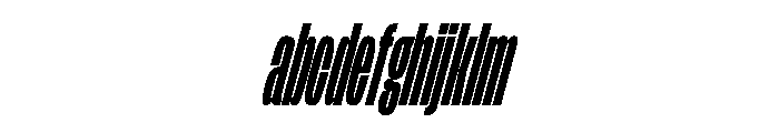 FLArtGrotesk SqueezedBlackItalic FONT