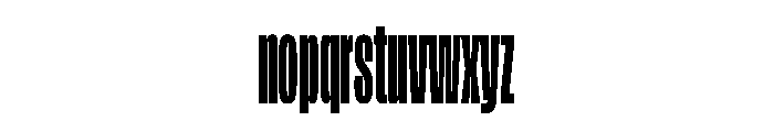 FLArtGrotesk SqueezedBlack Font LOWERCASE