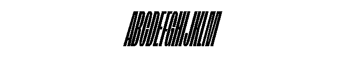 FLArtGrotesk SqueezedBoldItalic Font UPPERCASE