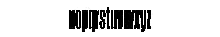 FLArtGrotesk SqueezedDense Font LOWERCASE