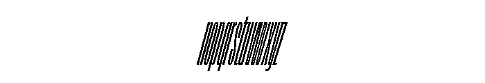 FLArtGrotesk SqueezedLightItalic Font LOWERCASE