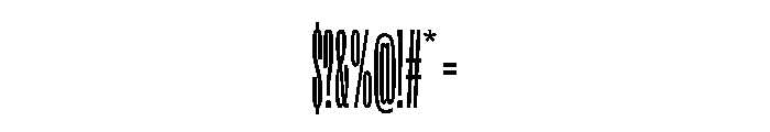 FLArtGrotesk SqueezedRegular Font OTHER CHARS