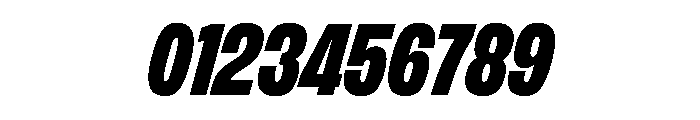 FLArtGrotesk TightBlackItalic Font OTHER CHARS