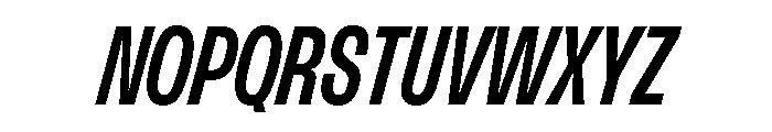 FLArtGrotesk TightBoldItalic Font UPPERCASE
