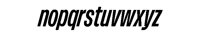 FLArtGrotesk TightBoldItalic Font LOWERCASE