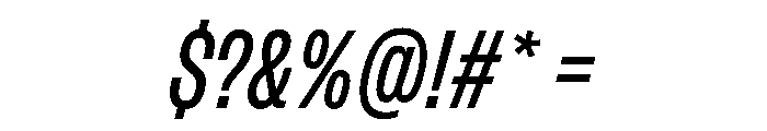 FLArtGrotesk TightMediumItalic Font OTHER CHARS