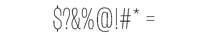 FLArtGrotesk TightThin Font OTHER CHARS