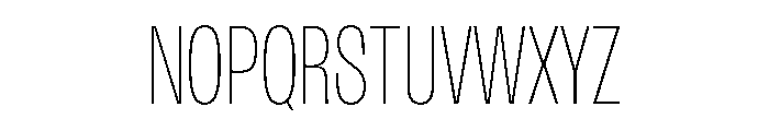 FLArtGrotesk TightThin Font UPPERCASE