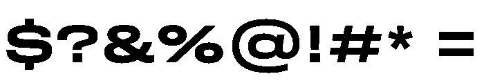 FLArtGrotesk WideBold Font OTHER CHARS