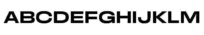FLArtGrotesk WideBold Font UPPERCASE