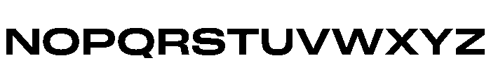 FLArtGrotesk WideBold Font UPPERCASE