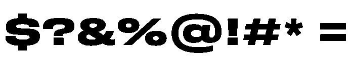 FLArtGrotesk WideDark Font OTHER CHARS