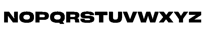 FLArtGrotesk WideDark Font UPPERCASE