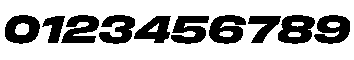 FLArtGrotesk WideDarkItalic Font OTHER CHARS