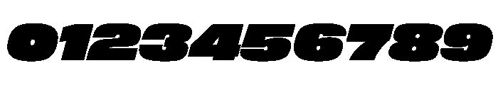 FLArtGrotesk WideDenseItalic Font OTHER CHARS