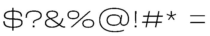 FLArtGrotesk WideFine Font OTHER CHARS