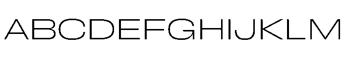 FLArtGrotesk WideFine Font UPPERCASE