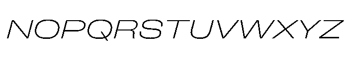 FLArtGrotesk WideFineItalic Font UPPERCASE